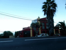 Building along the TF-5 road just east of San Juan de la Rambla, viewed from the rental car