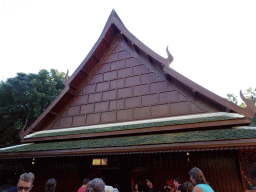 Front of the Porcelain Museum at the Thai Village at the Loro Parque zoo