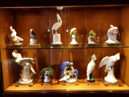 Porcelain statuettes at the Porcelain Museum at the Thai Village at the Loro Parque zoo