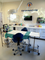 Interior of the Examination Room at the Animal Embassy at the Loro Parque zoo, during the Discovery Tour