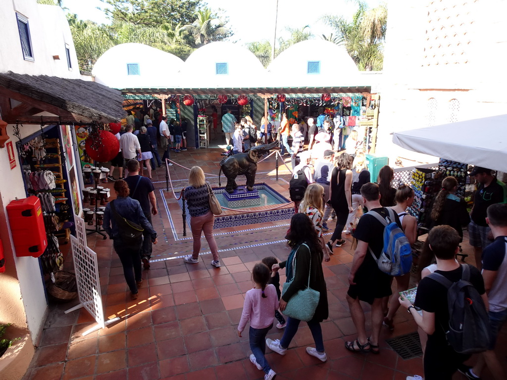 The Gambian Market at the Loro Parque zoo