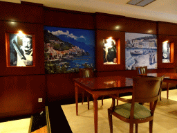 Interior of the O`Vesuvio restaurant