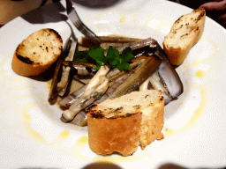 Razor Clams at the O`Vesuvio restaurant