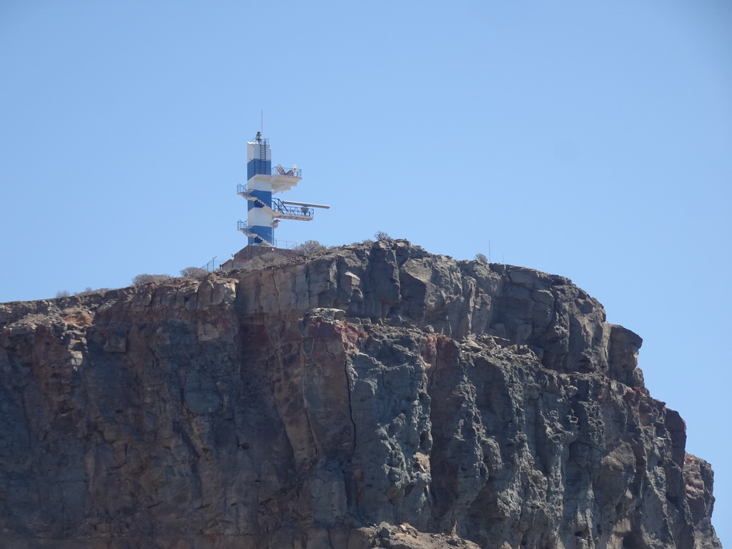 Tower at the west side of the town, viewed from the Sagitarius Cat boat