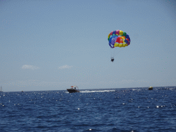 Parasail, viewed from the Sagitarius Cat boat