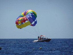 Parasail, viewed from the Sagitarius Cat boat