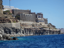 The Gloria Palace Amadores Hotel, viewed from the Sagitarius Cat boat