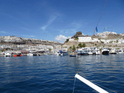 The harbour, viewed from the Sagitarius Cat boat