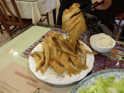 Fish at our dinner restaurant at the crossing of Hubei Road and Henan Road