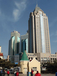 Skyscrapers and small house at Taiping Road