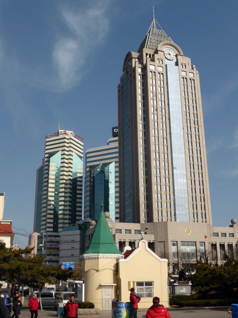 Skyscrapers and small house at Taiping Road