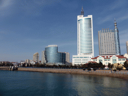 Skyscrapers at the west side of the city, viewed from the Feiyang Yacht Warf