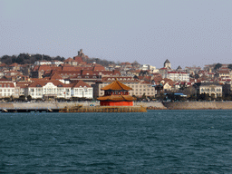Qingdao Bay, Zhan Qiao pier and the beach at Taiping Road, viewed from the tour boat