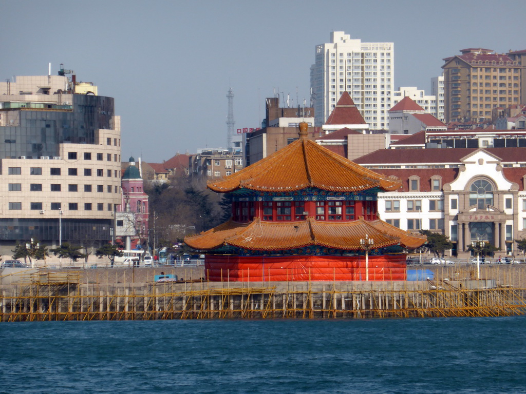 Qingdao Bay, Zhan Qiao pier and Taiping Road, viewed from the tour boat