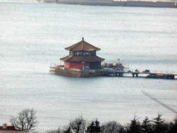 Zhan Qiao pier in Qingdao Bay, viewed from the viewing point at the Xinhaoshan Park
