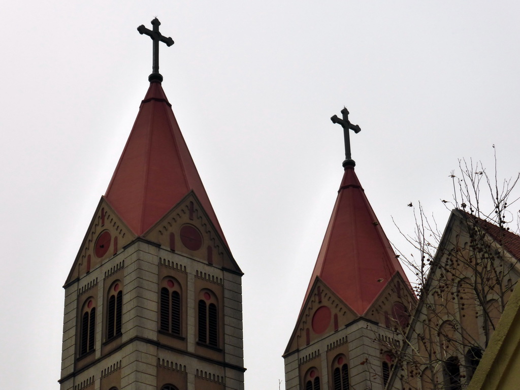 Towers of St. Michael`s Cathedral