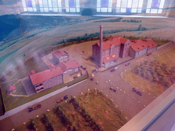 Scale model of the old brewery at the Tsingtao Beer Museum