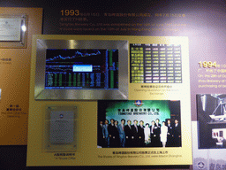 Information on the start of Tsingtao Brewery Company Limited in 1993 and its listing on the Hong Kong Stock Exchange, at the Tsingtao Beer Museum