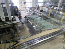 Interior of the modern factory, at the Tsingtao Beer Museum