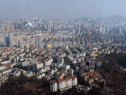 The northeast side of the city, viewed from the highest indoor level at the Qingdao TV Tower