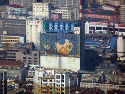 The Tsingtao Beer Museum and surroundings, viewed from the highest indoor level at the Qingdao TV Tower