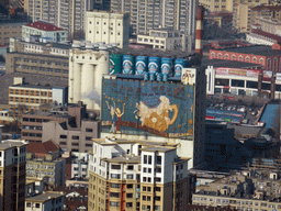 The Tsingtao Beer Museum and surroundings, viewed from the outdoor level at the Qingdao TV Tower