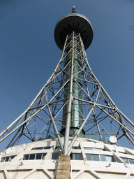 The Qingdao TV Tower, from right below