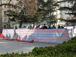 People playing games at Shangqing Road