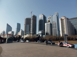 Skyscrapers at the west side of the May Fourth Square