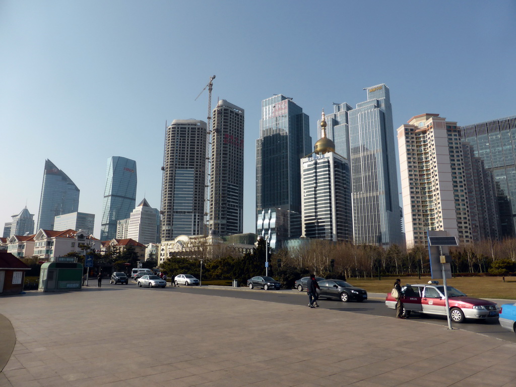 Skyscrapers at the west side of the May Fourth Square