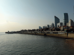 The coastline at the west side of the May Fourth Square