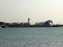 The Qingdao Olympic Sailing Center and the Fushan Bay, viewed from the May Fourth Square