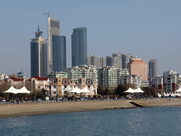 The coastline at the east side of the May Fourth Square