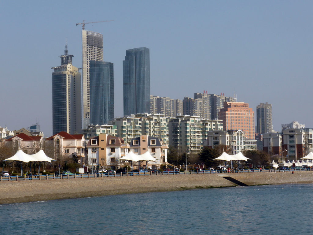 The coastline at the east side of the May Fourth Square