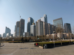 Skyscrapers at the west side of the May Fourth Square