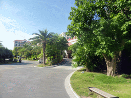 Entrance road to the main building of the Guantang Hot Spring Resort