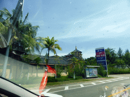 Temple complex in Boao, viewed from the car