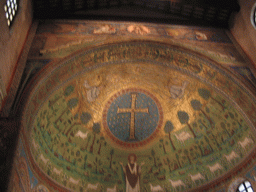 Fresco at the apse of the Basilica di Sant`Apollinare in Classe church