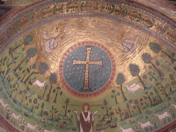 Fresco at the apse of the Basilica di Sant`Apollinare in Classe church