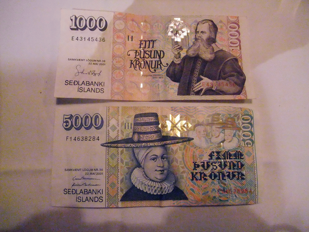 Icelandic bank notes