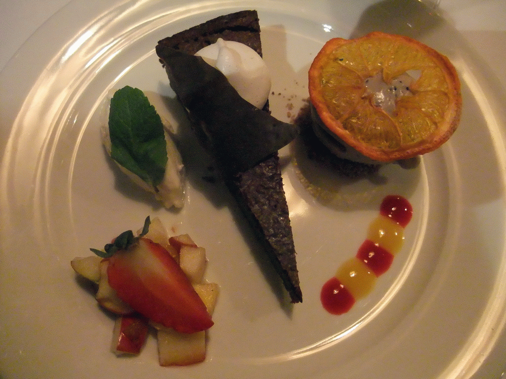 Dinner at the Friðrik V restaurant