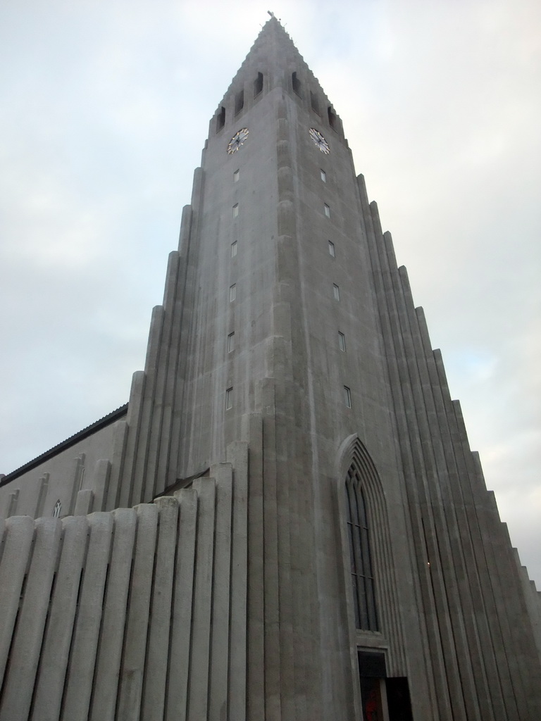 North side of the Hallgrímskirkja church