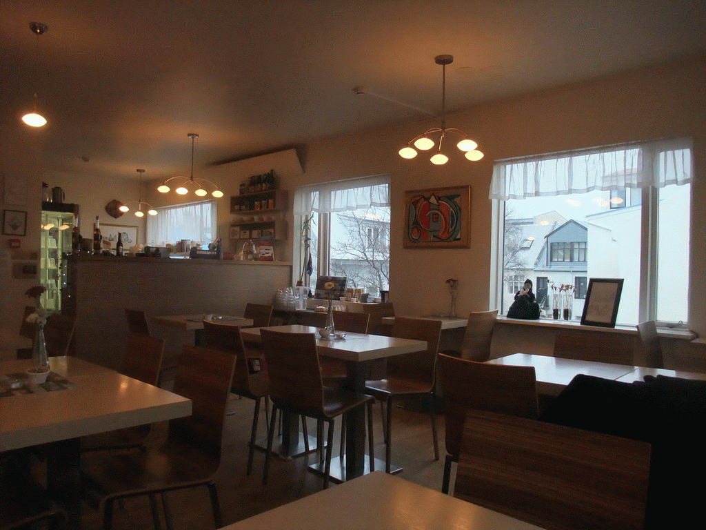 The interior of Café Loki