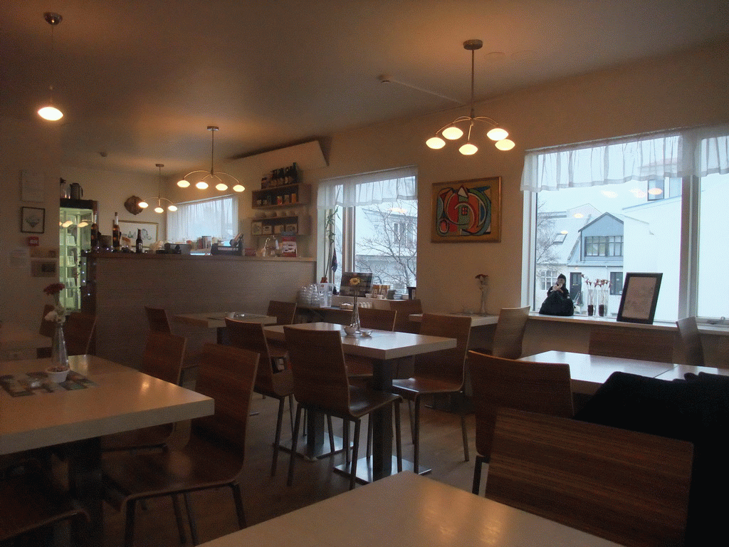 The interior of Café Loki