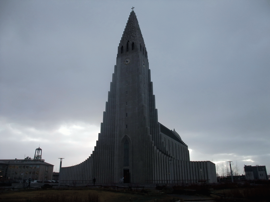 Front of the Hallgrímskirkja church