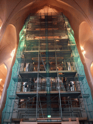 Organ of the Hallgrímskirkja church, under renovation