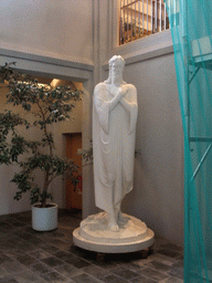 Statue of Jesus Christ at the Hallgrímskirkja church