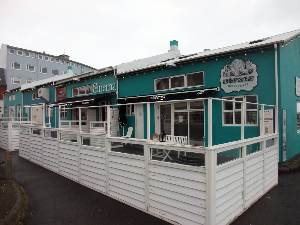 Front of the Höfnin Restaurant in the Old Harbour