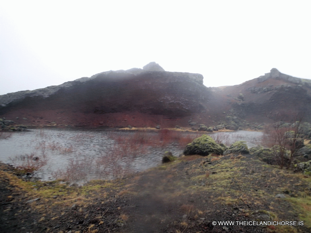 Volcanic landscape at the east side of the city