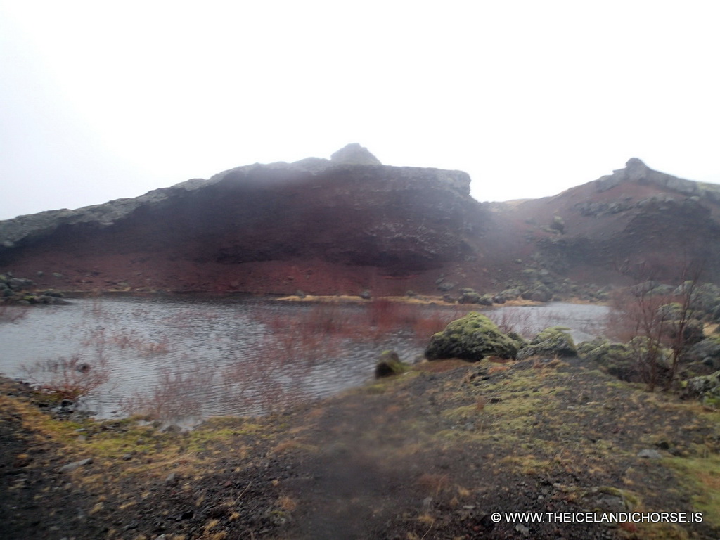 Volcanic landscape at the east side of the city